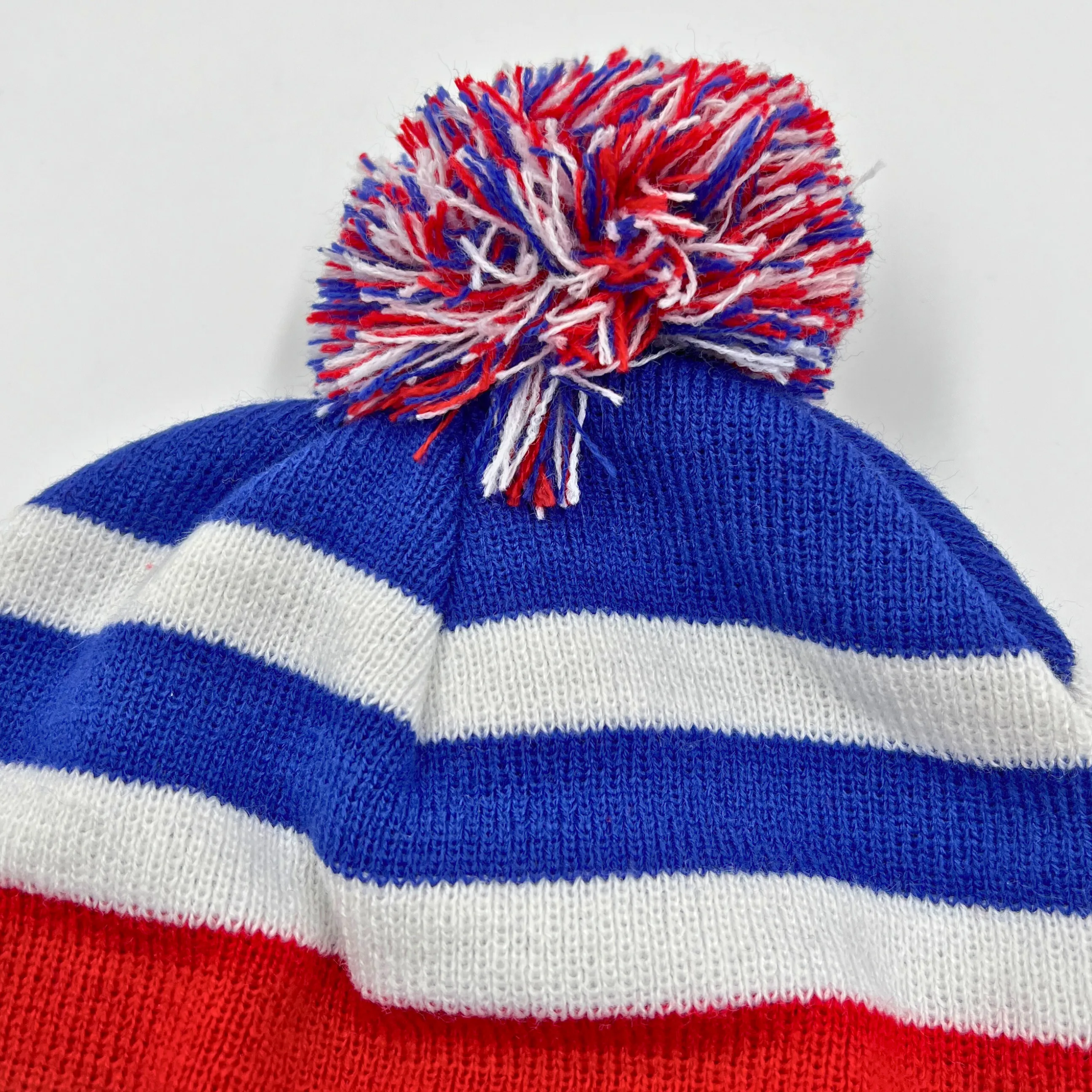 '47 Brand Buffalo Bills Striped Pom Pom Beanie