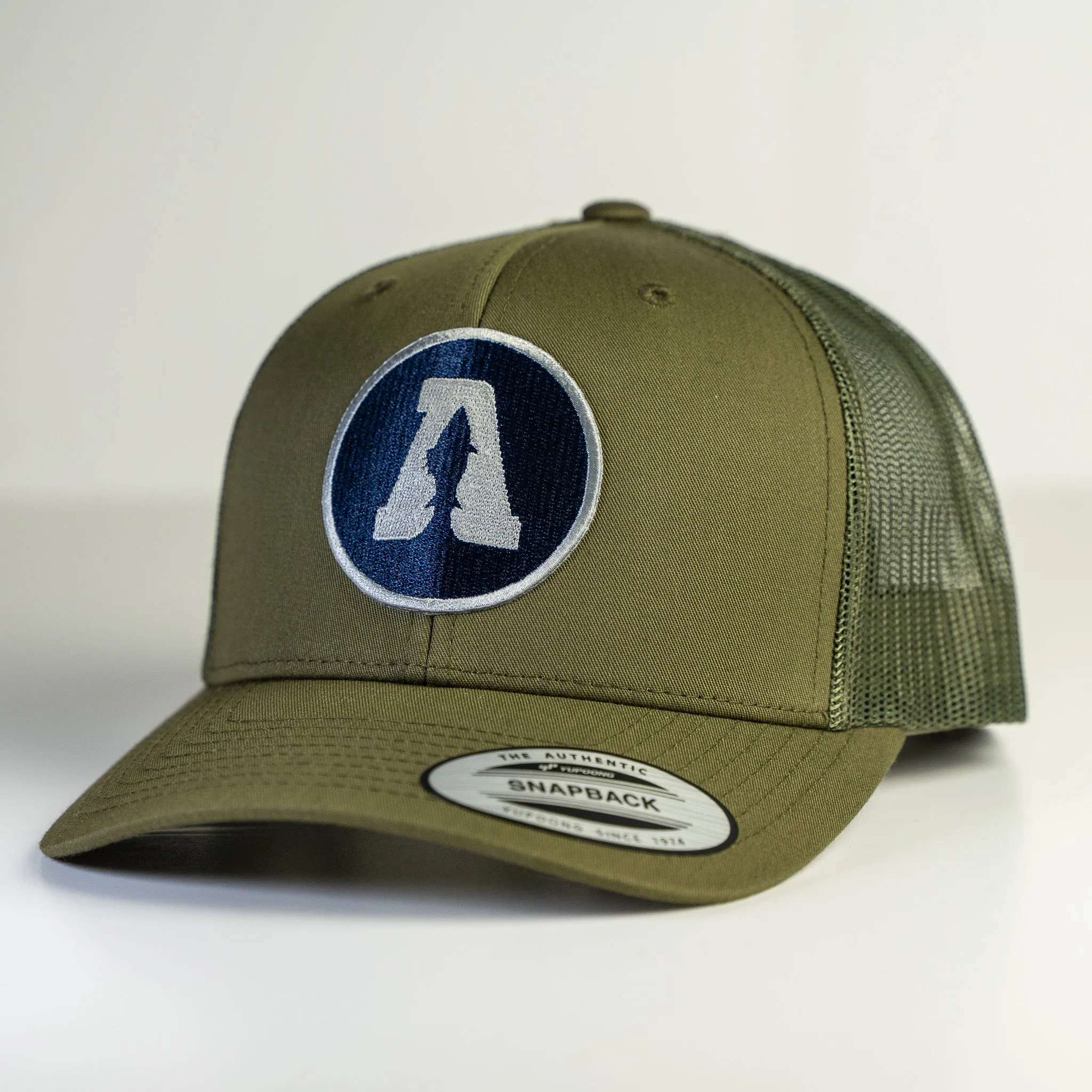 'A is for Anglers' Trucker - Khaki