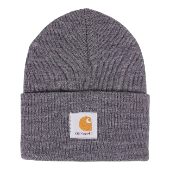 Acrylic Watch Hat 100% Acrylic Dark Grey Heather