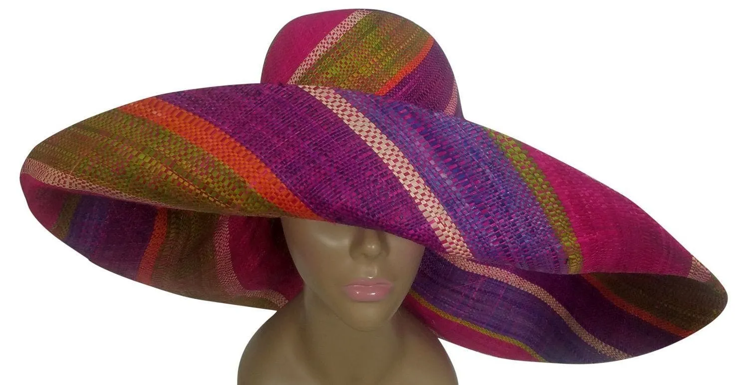 Adhiambo: Madagascar Big Brim Raffia Sun Hat