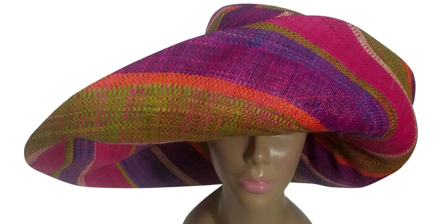 Adhiambo: Madagascar Big Brim Raffia Sun Hat