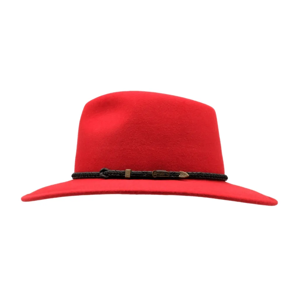 Akubra - Traveller Fedora - Rodeo Red