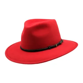 Akubra - Traveller Fedora - Rodeo Red