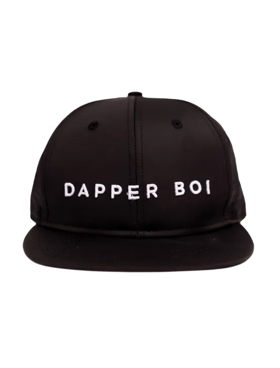 Black DB Active Sweatproof Flat Snapback