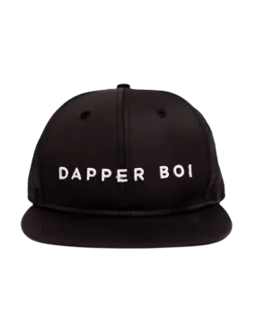 Black DB Active Sweatproof Flat Snapback