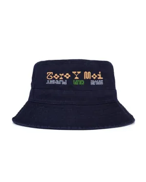 Brain Dead x Toro y Moi Save Our Planet Bucket Hat - Navy
