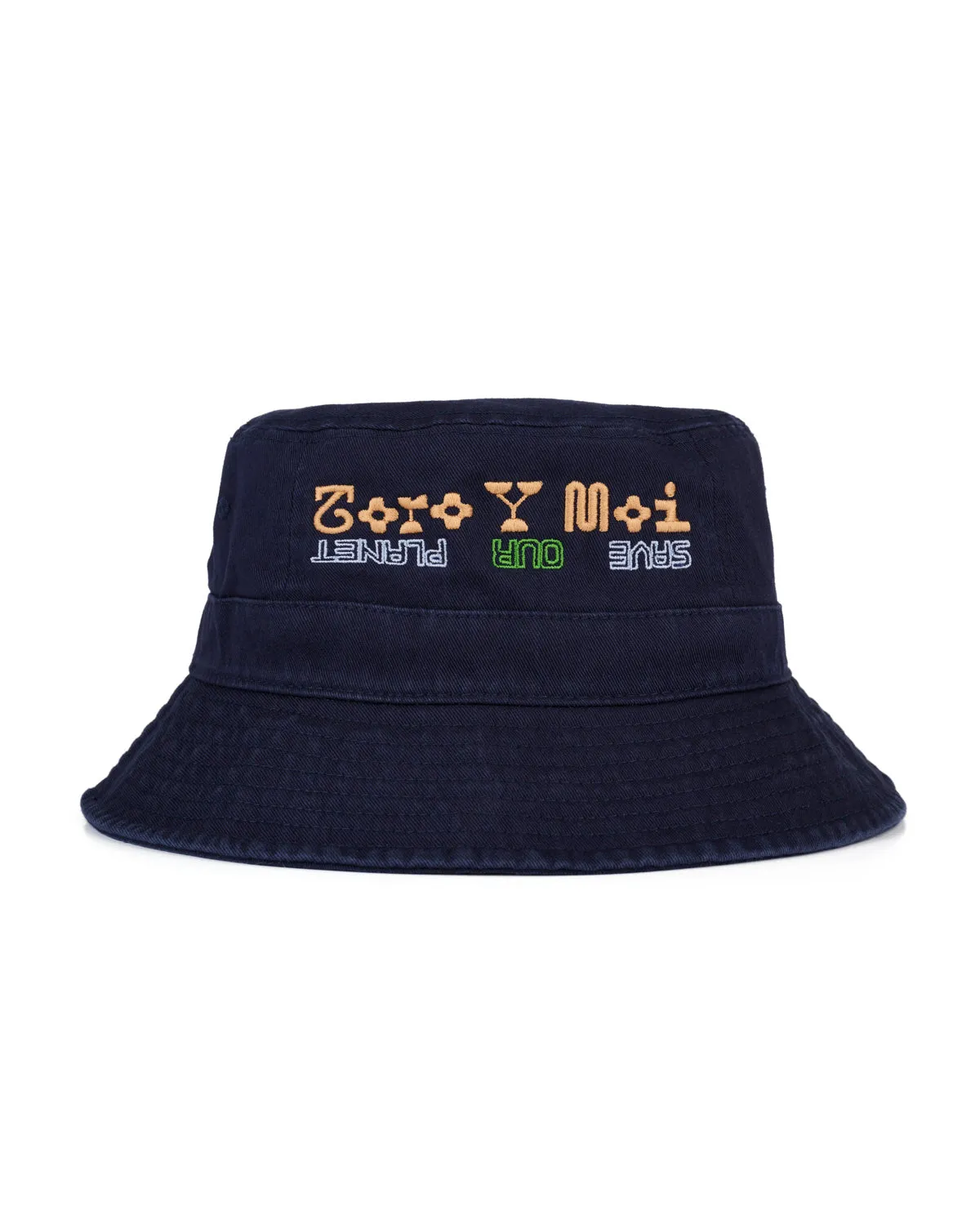 Brain Dead x Toro y Moi Save Our Planet Bucket Hat - Navy