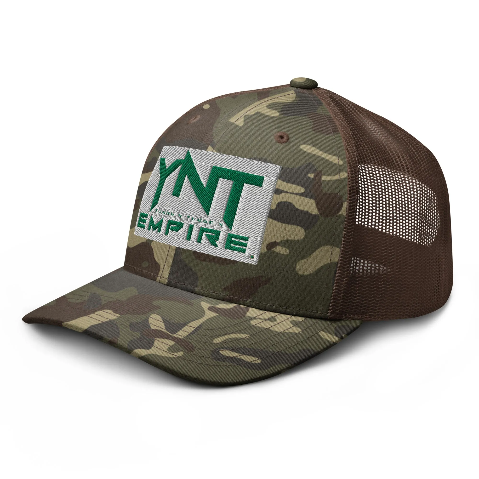 Camouflage trucker hat