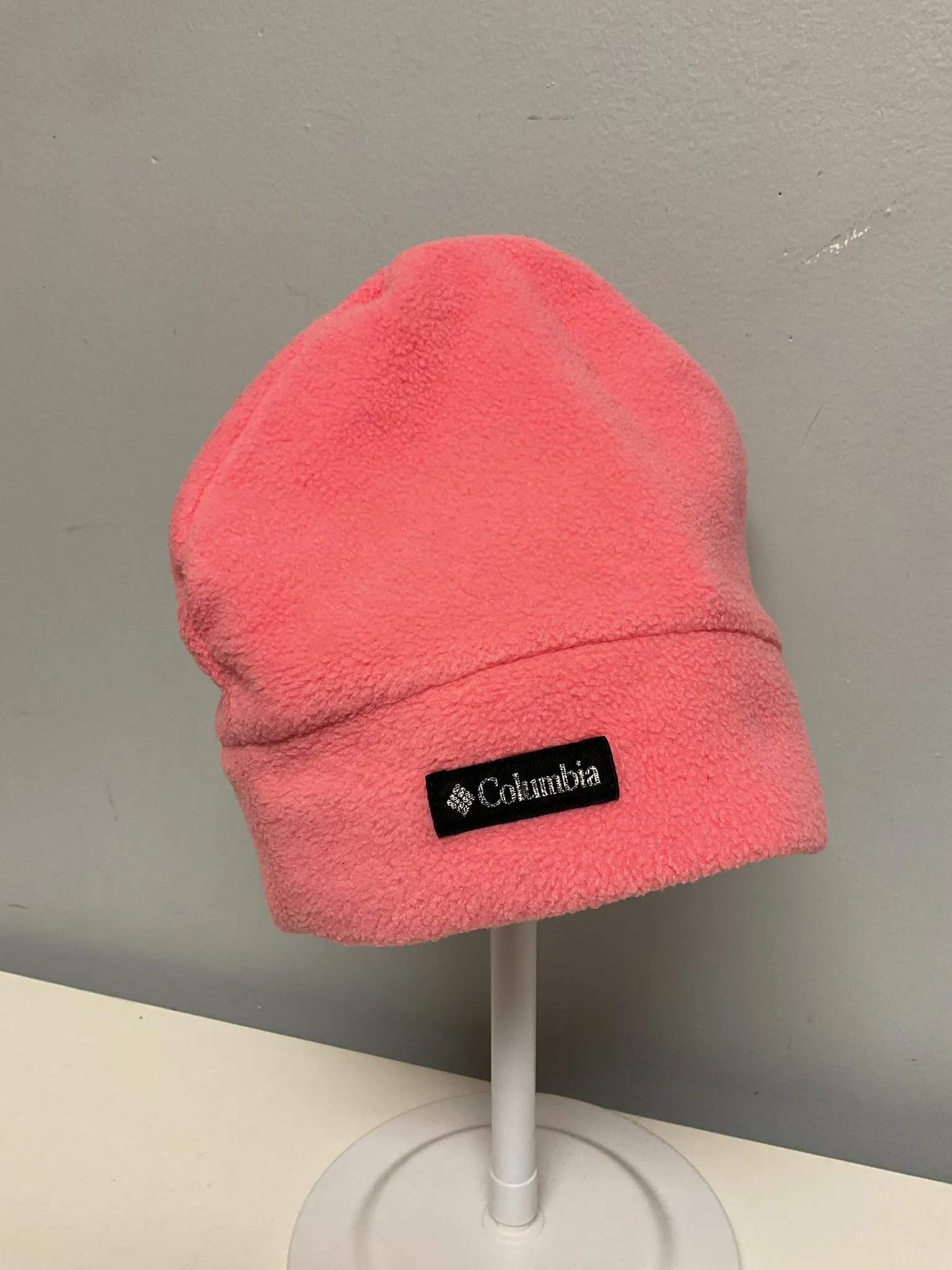 Columbia Size 8 Pink Fleece Big Girls Hats