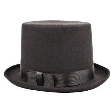 Deluxe Black Felt Top Hat