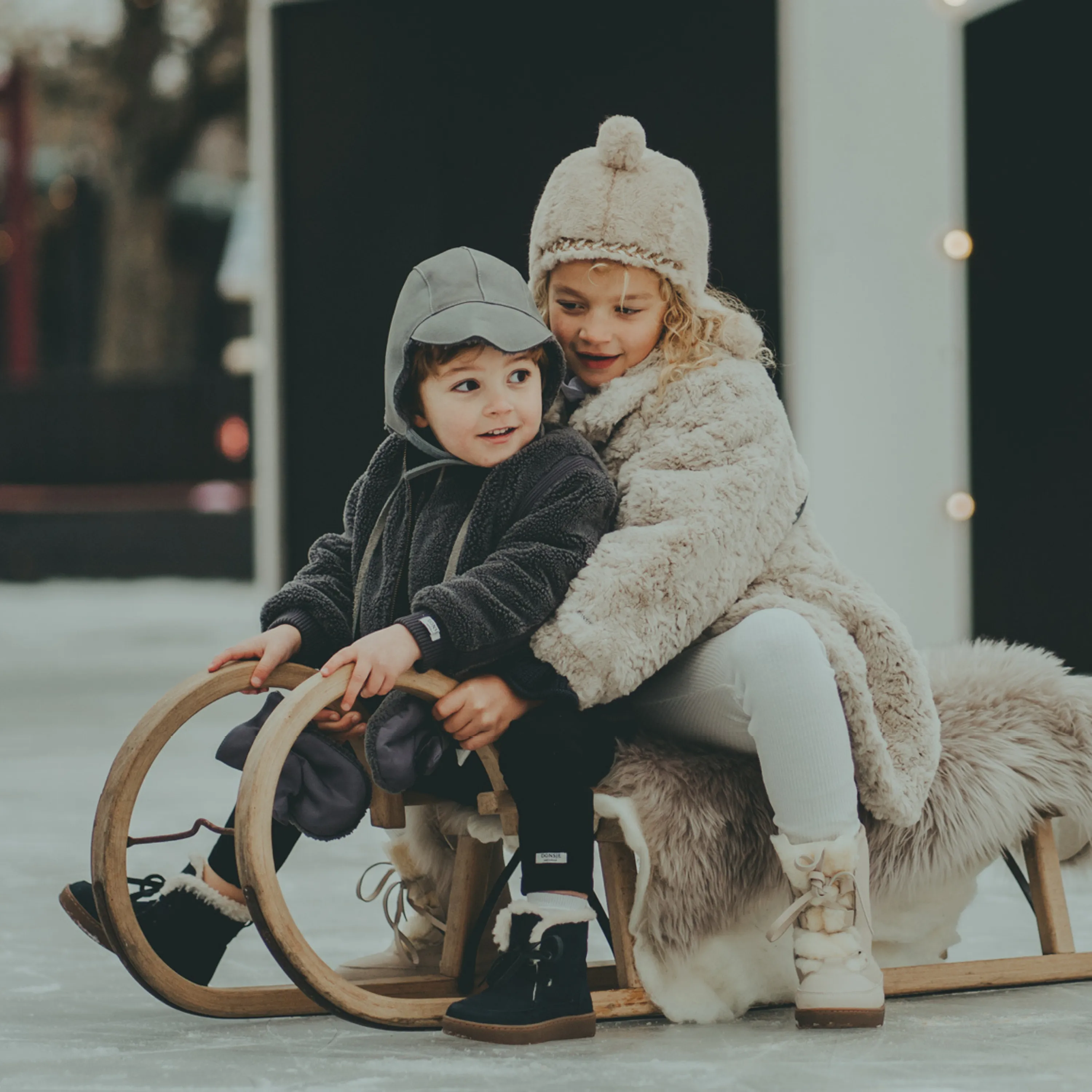 Donsje James Hat Grey Nubuck