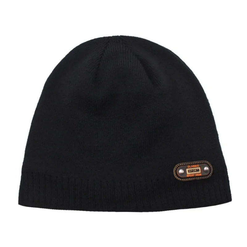 Fashion Knitted Hat Men Winter Hats For Women Skullies Beanies Cap шапк Beanie Hat Fur Gorro Thick Warm Bonnet Men's Winter Cap