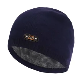 Fashion Knitted Hat Men Winter Hats For Women Skullies Beanies Cap шапк Beanie Hat Fur Gorro Thick Warm Bonnet Men's Winter Cap