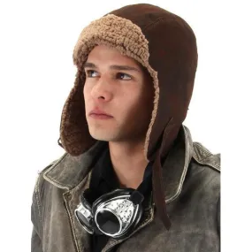 Fleece Aviator Costume Hat