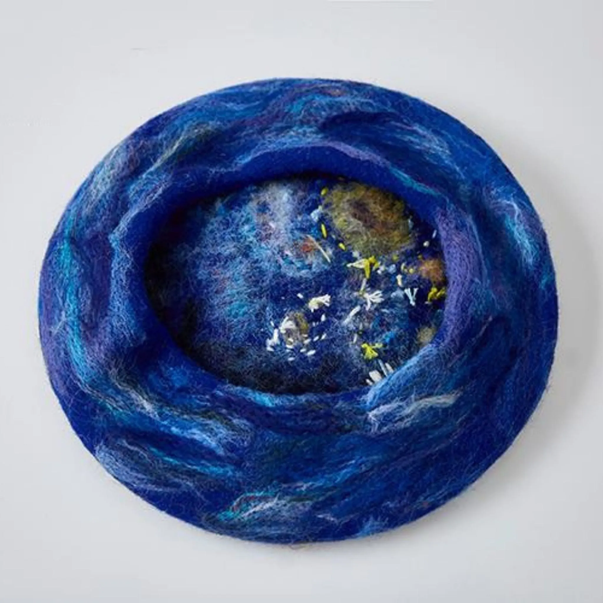 French Women's beret hat Van Gogh