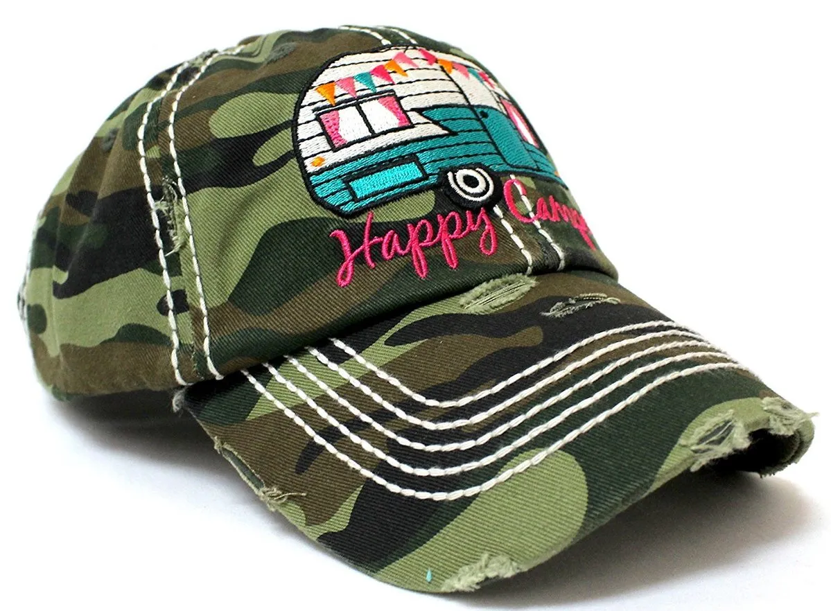 HAPPY CAMPER CAMO HAT