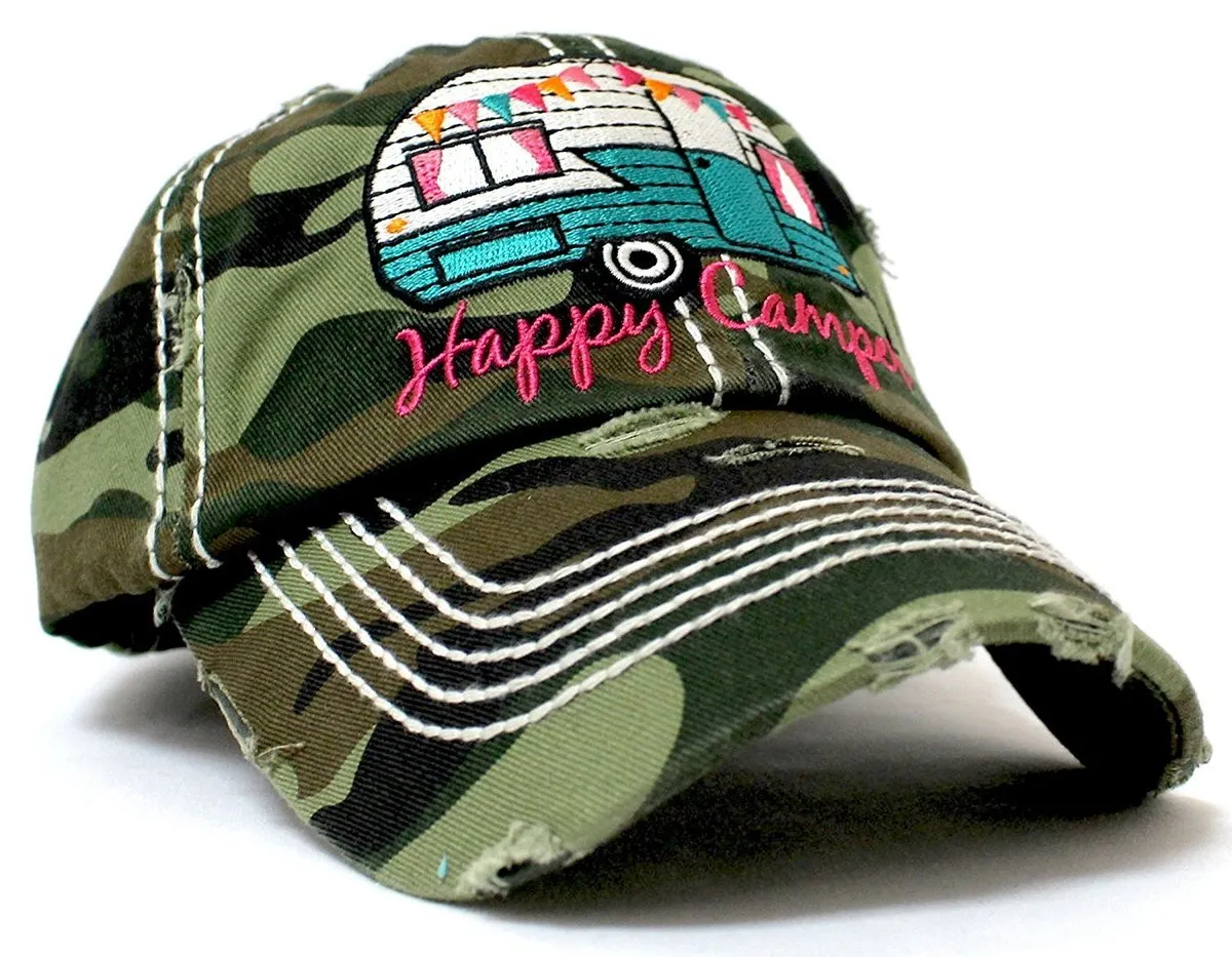 HAPPY CAMPER CAMO HAT