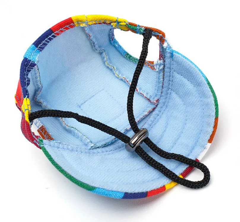 Hat for Dogs, Cotton Baseball Cap for Small Dog, Many Color Options Available