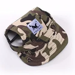 Hat for Dogs, Cotton Baseball Cap for Small Dog, Many Color Options Available