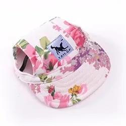 Hat for Dogs, Cotton Baseball Cap for Small Dog, Many Color Options Available