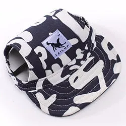 Hat for Dogs, Cotton Baseball Cap for Small Dog, Many Color Options Available
