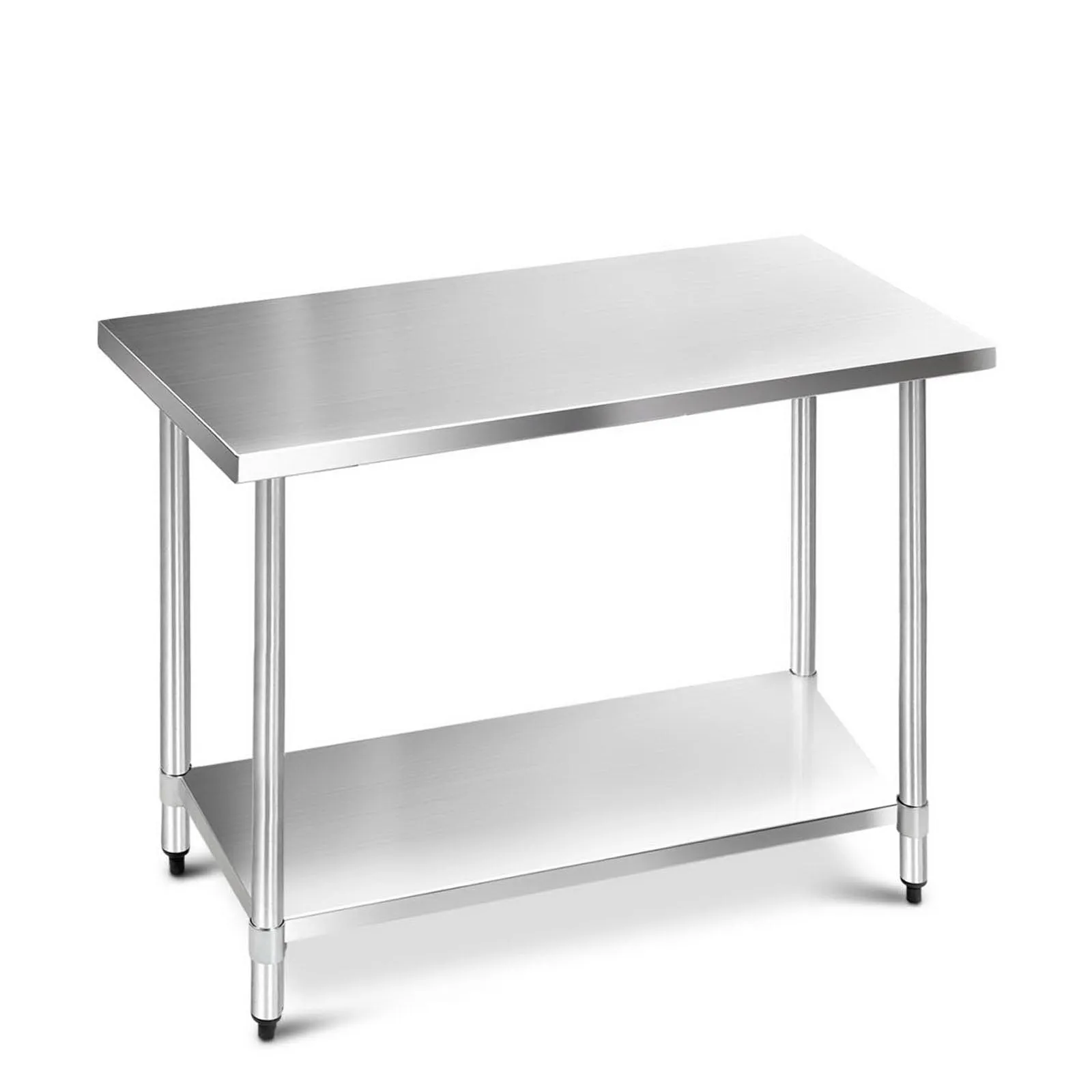 Heavy Duty 304 Stainless Steel Kitchen Bench 1219x610mm Cefito