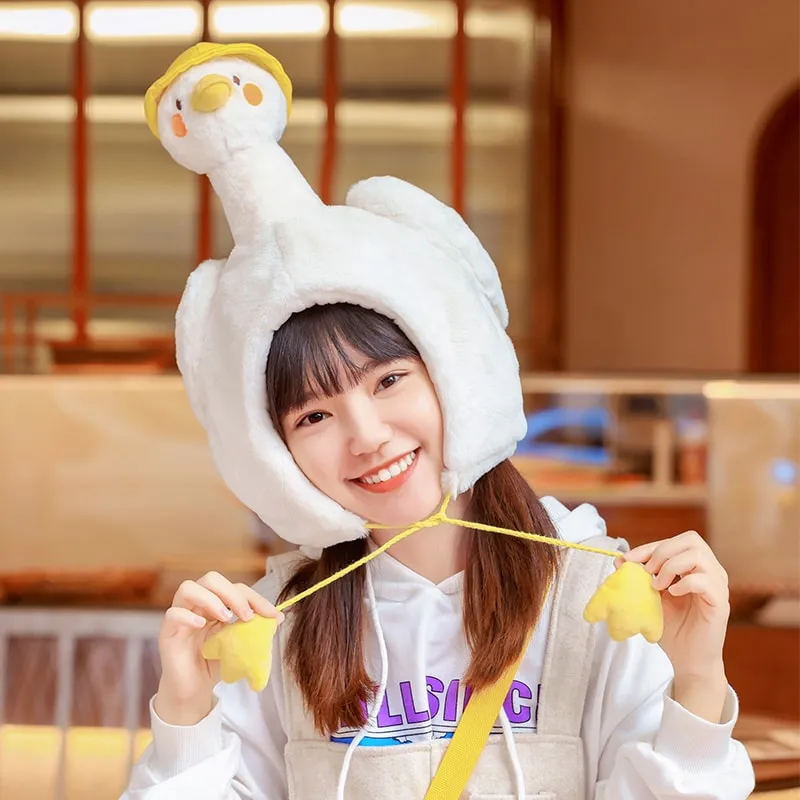 Kawaii Cute Duck Doll Hat