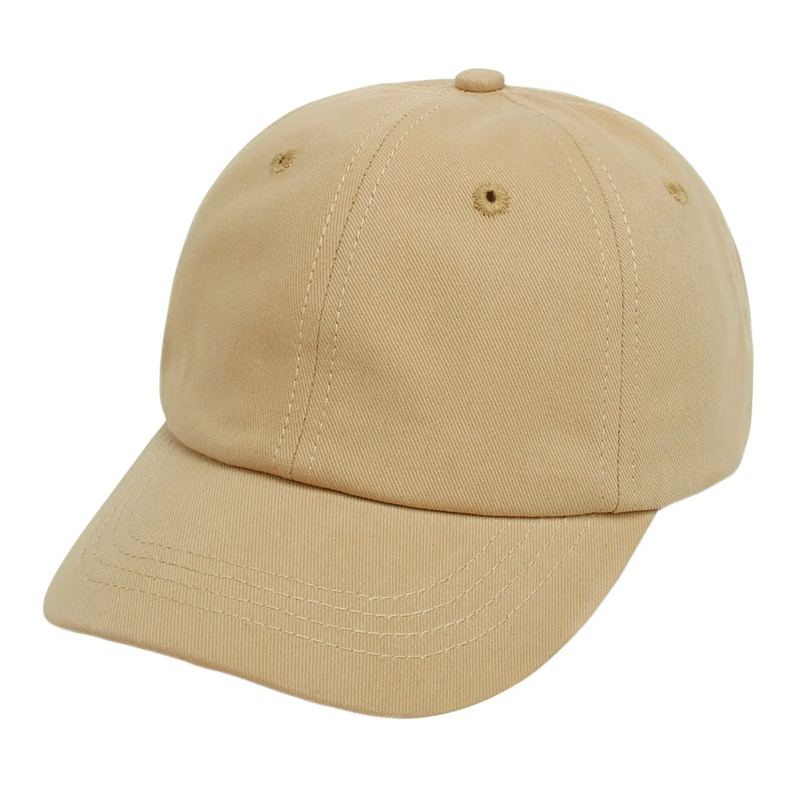 Kids Solid Adjustable Snapback Cap