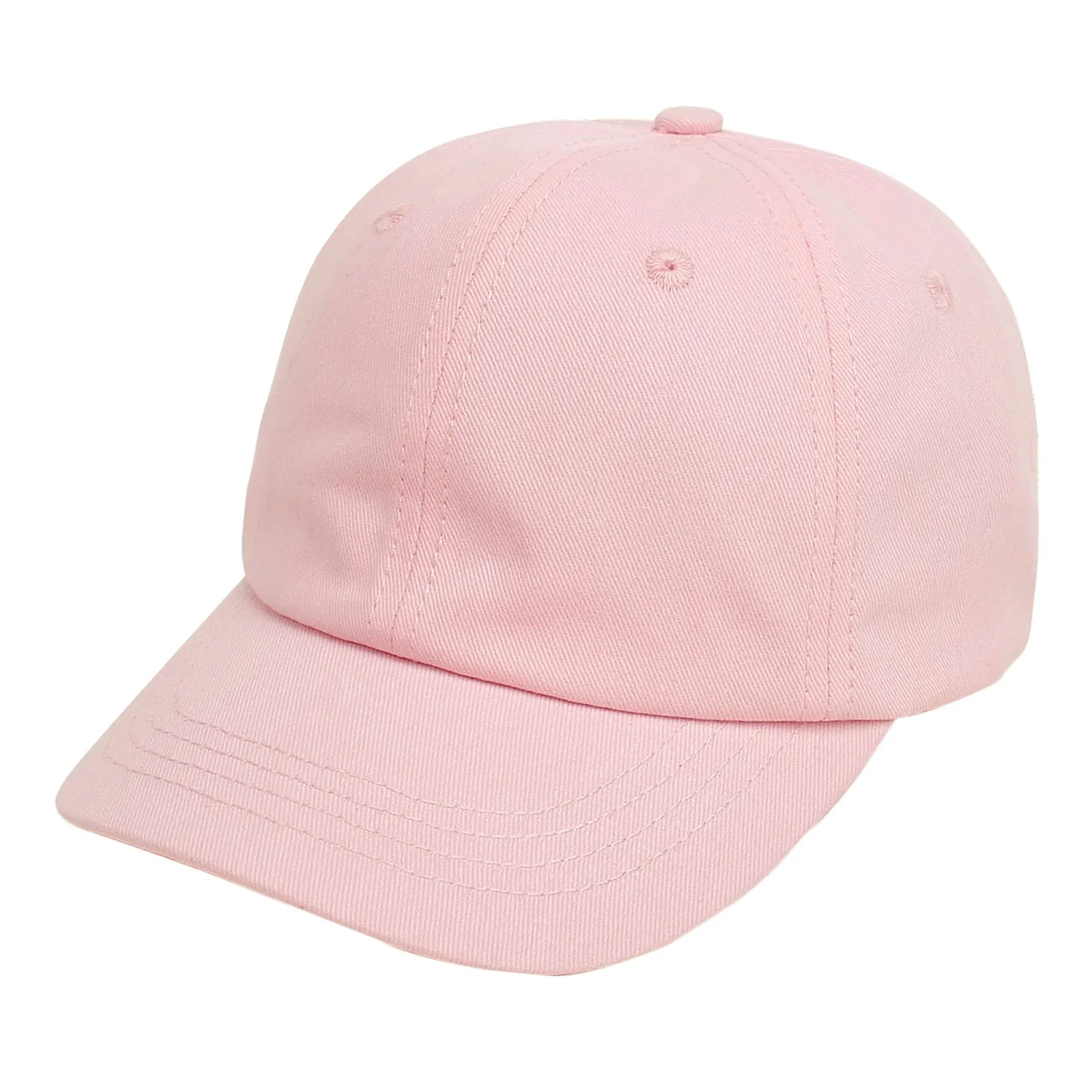 Kids Solid Adjustable Snapback Cap