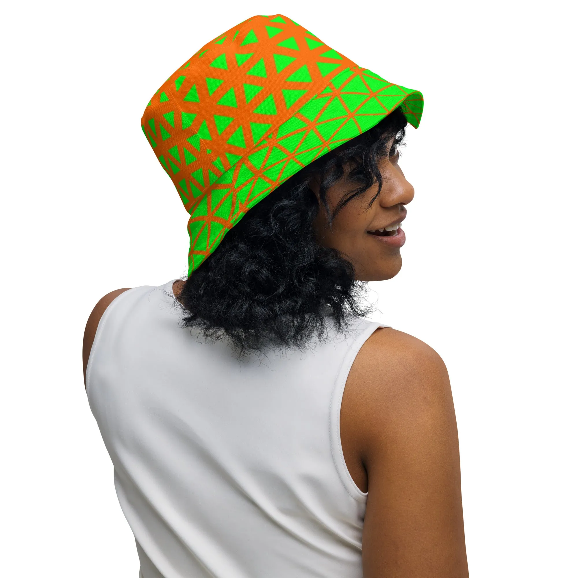 Lemon and Lime - Reversible bucket hat