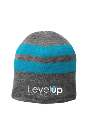 Level Up Winter Hat with Embroidered Logo