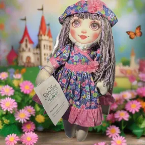 Lidia’s Dolls Storytime Friends Handmade Rag Doll 18" with Floral Dress
