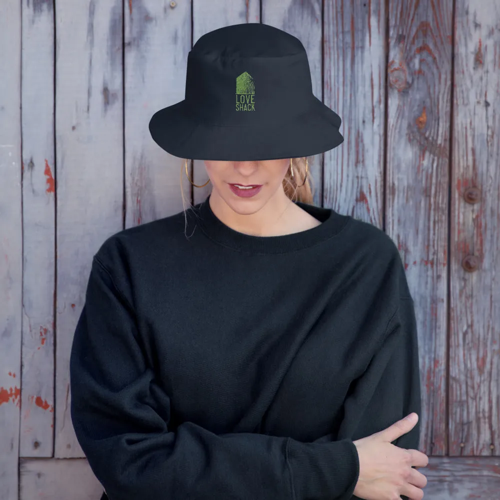 Love Shack Libations - Green Embroidered Bucket Hat