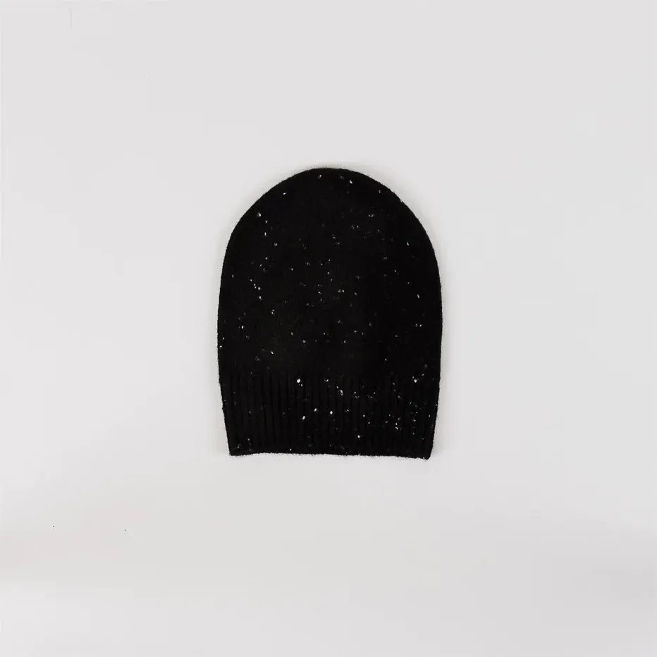 Lyla & Luxe Beanie| Black Fleck