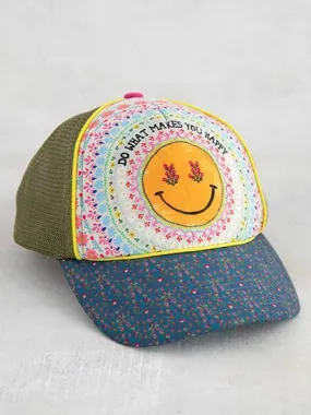 MAKES YOU HAPPY TRUCKER HAT