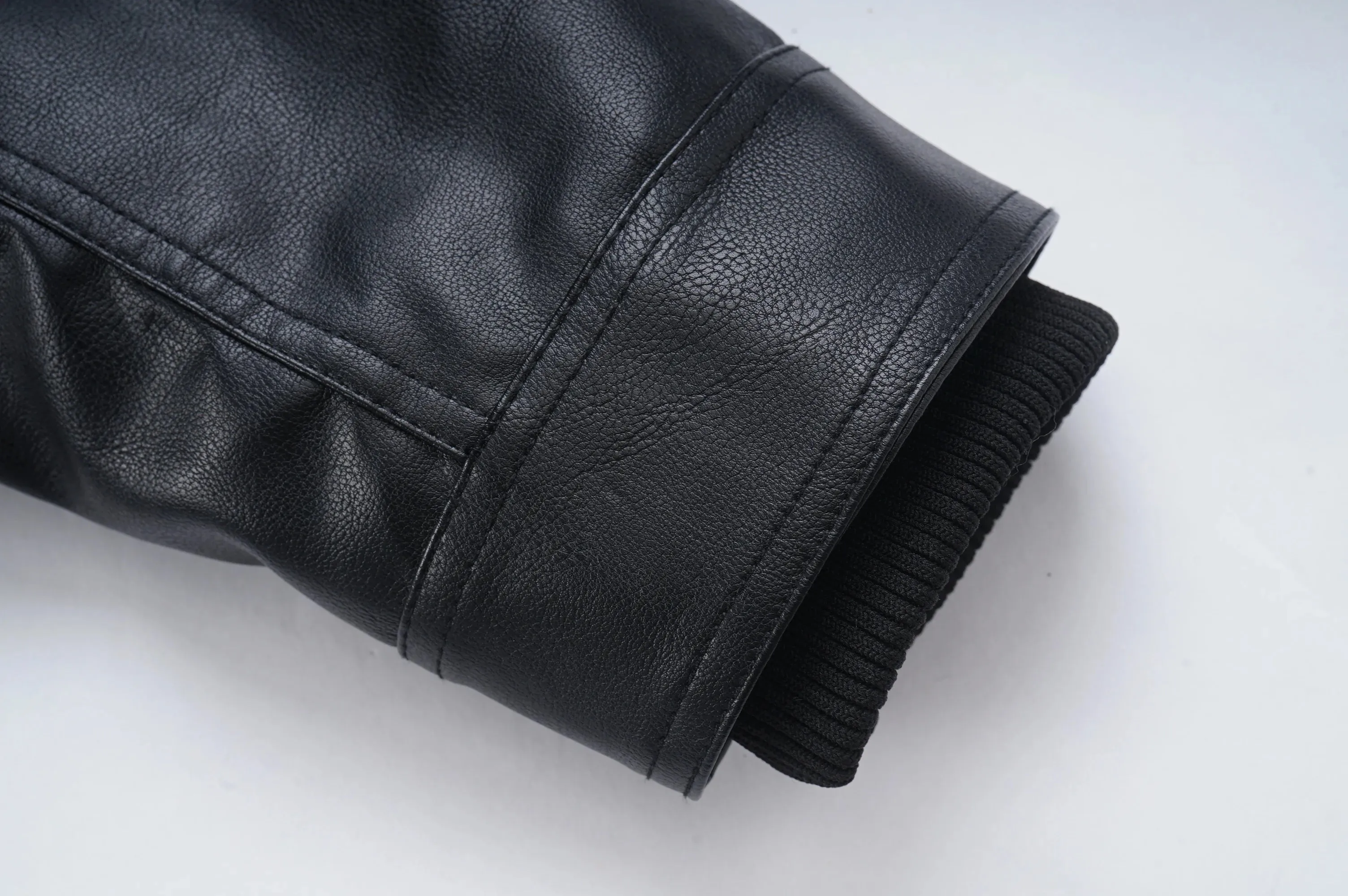 Men's Leather Jacket Motorcycle Slim Fit Hooded PU Coat Top Autumn Winter Casual Windproof