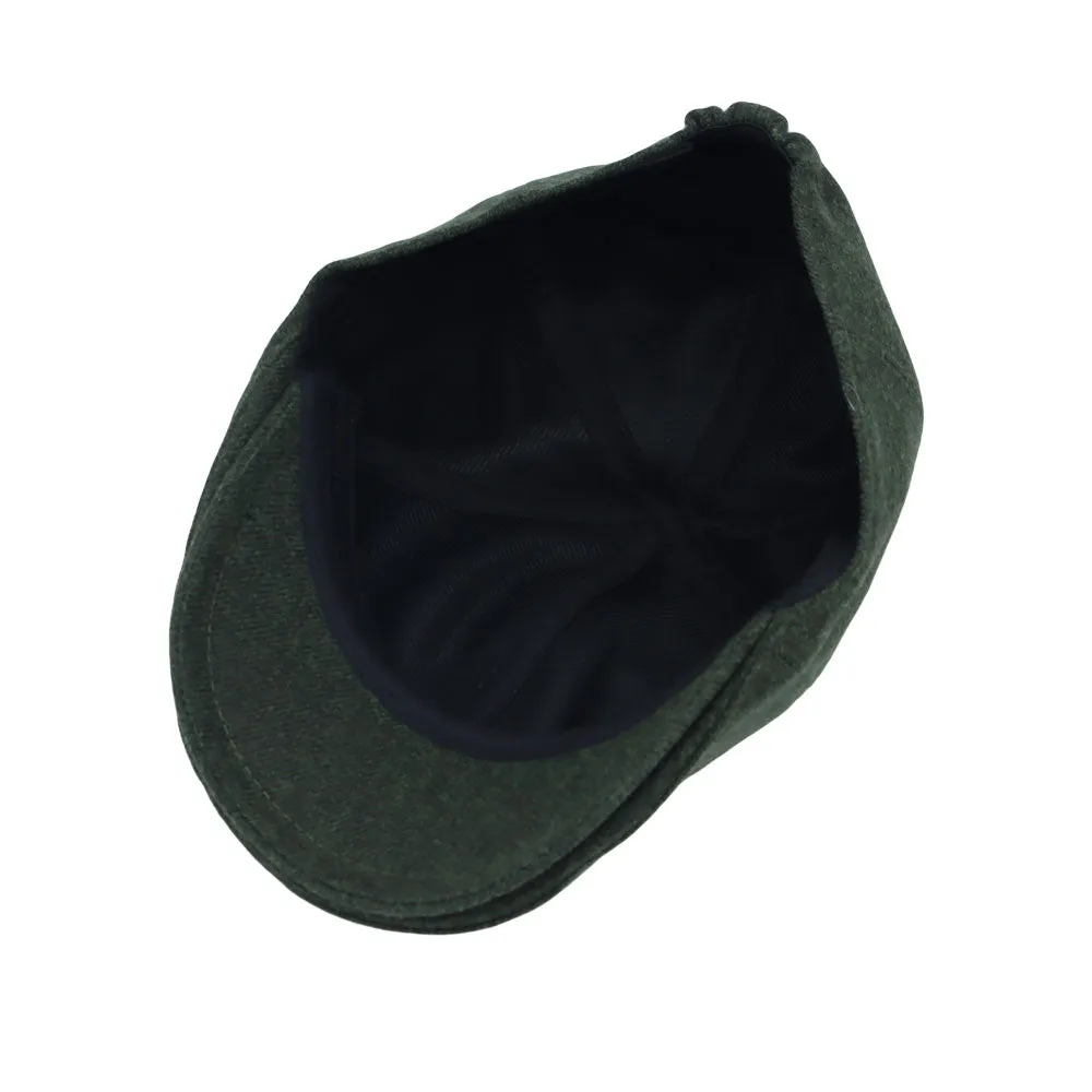 Mens Wool Flat Cap Lightweight Newsboy Ivy Gatsby Hat SL31425