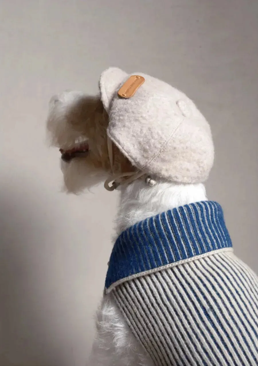 Merino Wool Dog Bakerboy Cap