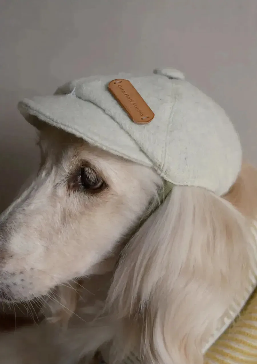 Merino Wool Dog Bakerboy Cap