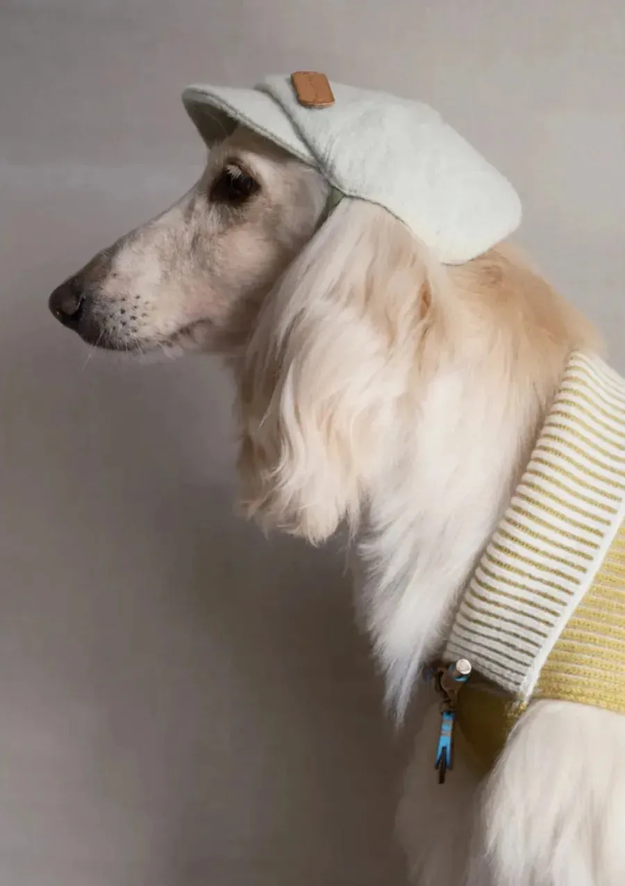 Merino Wool Dog Bakerboy Cap