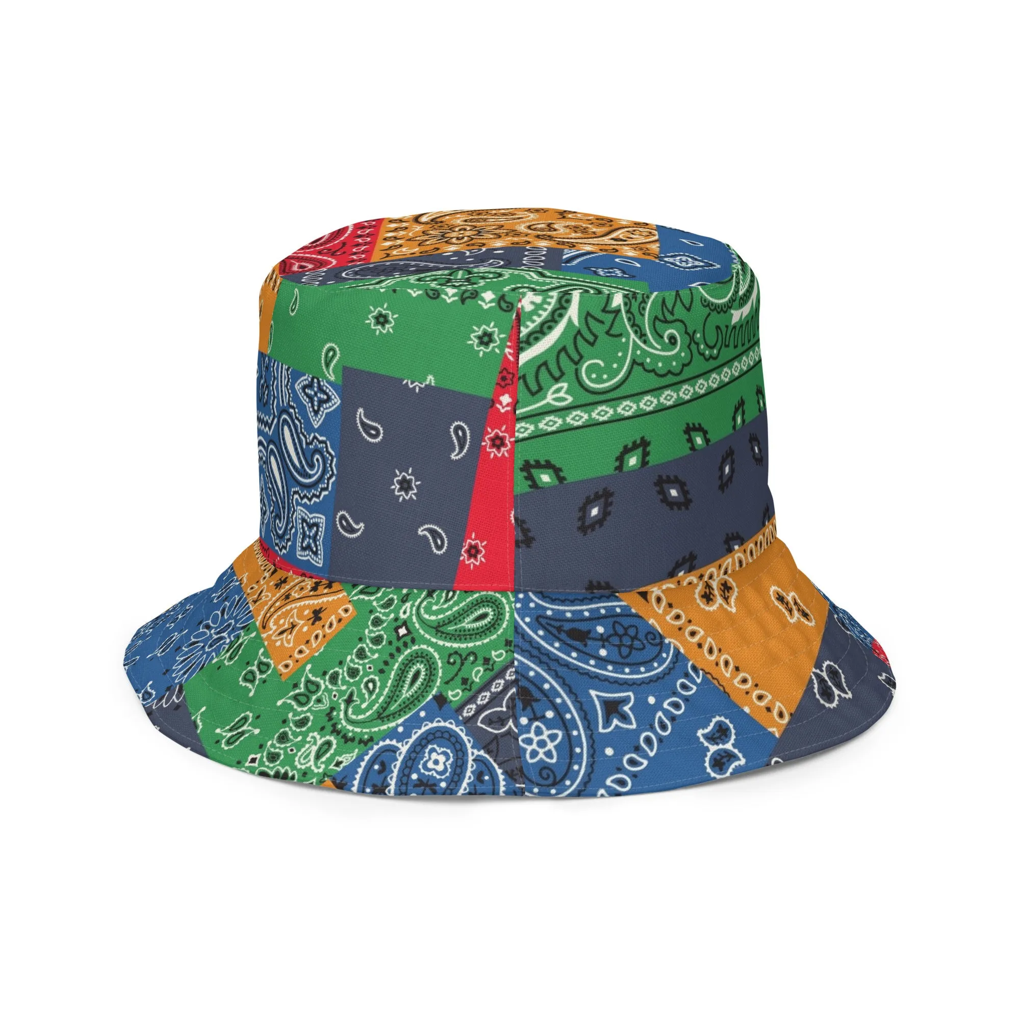 Paisley Bandana Reversible bucket hat
