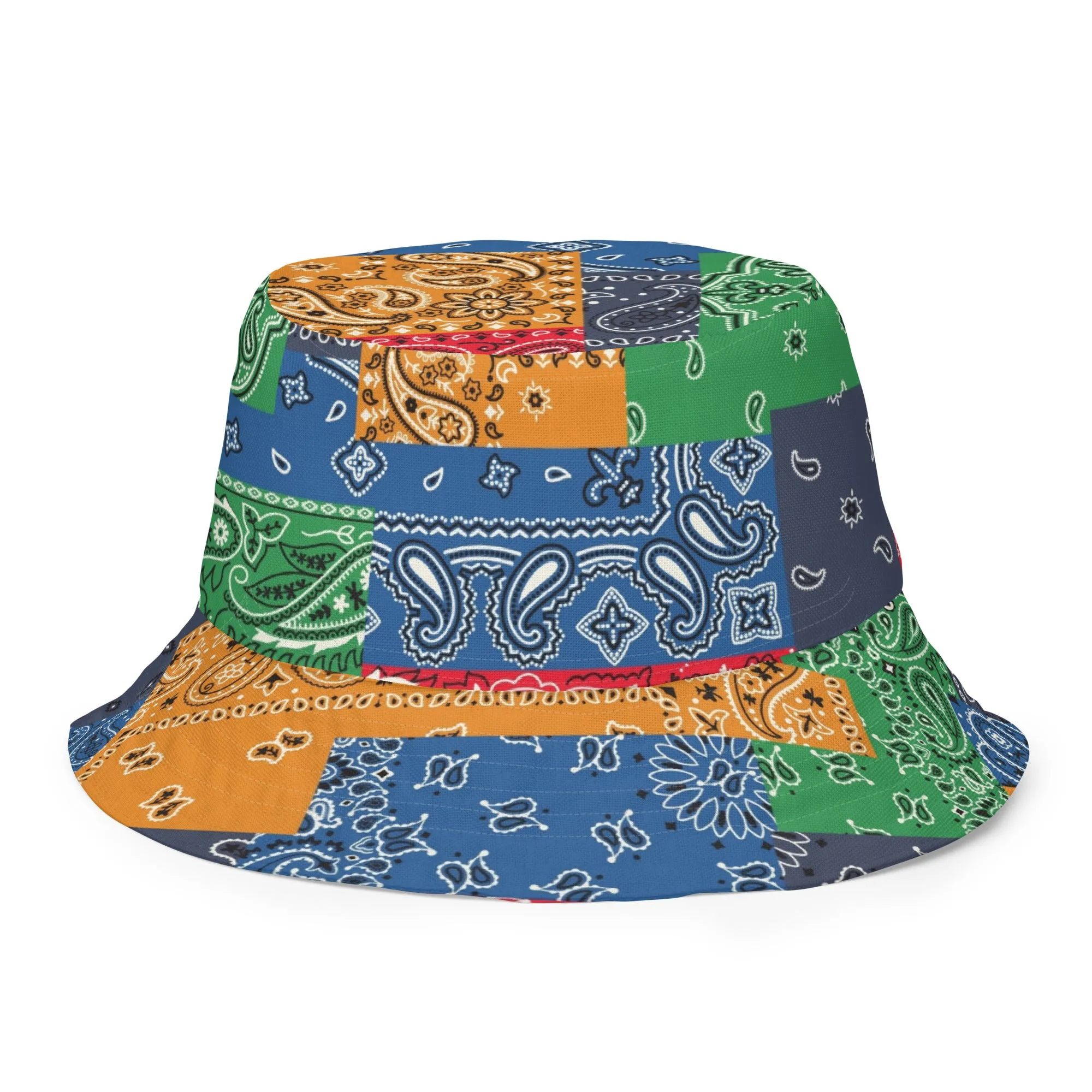 Paisley Bandana Reversible bucket hat