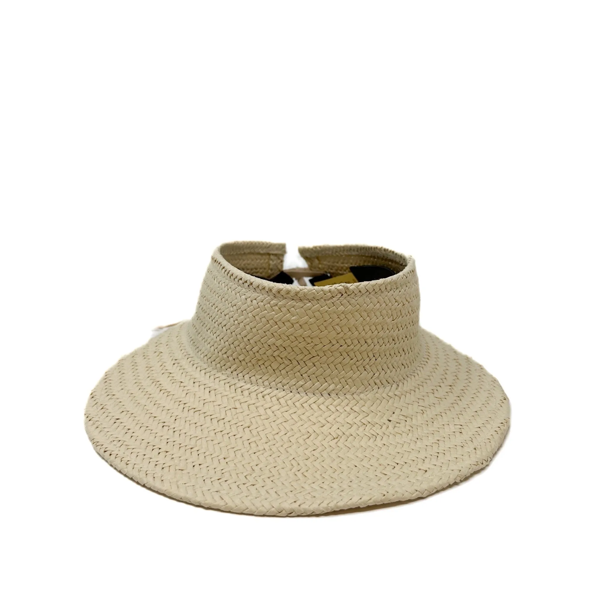 PALM PACKABLE STRAW VISOR