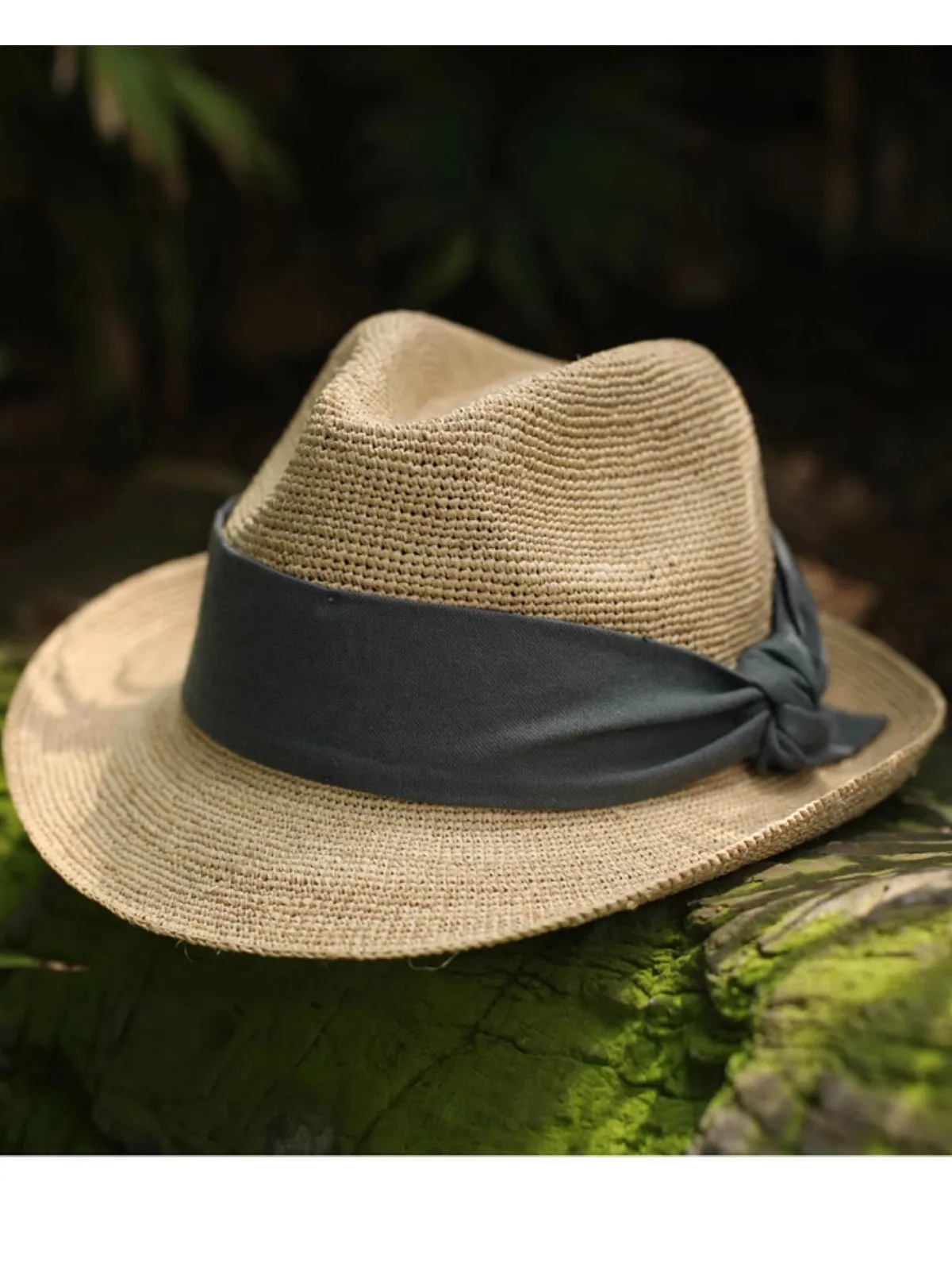 Panama Hand-Woven Sun-Proof Straw Hat