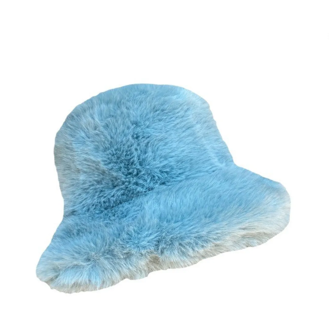Pre Order:  Warm Thick Faux Fur Bucket Hat