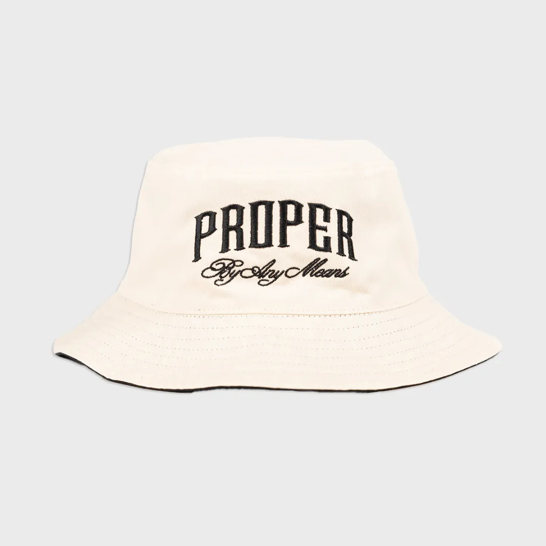 PROPER SCRIPTURE REVERSIBLE BUCKET HAT