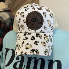 QUALITY RV LOGO CHEETAH HAT