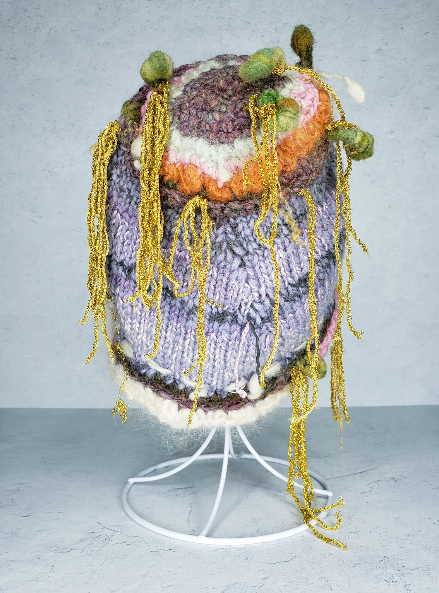 "Bucket Hat w/ Fringe" by Britta Cruz