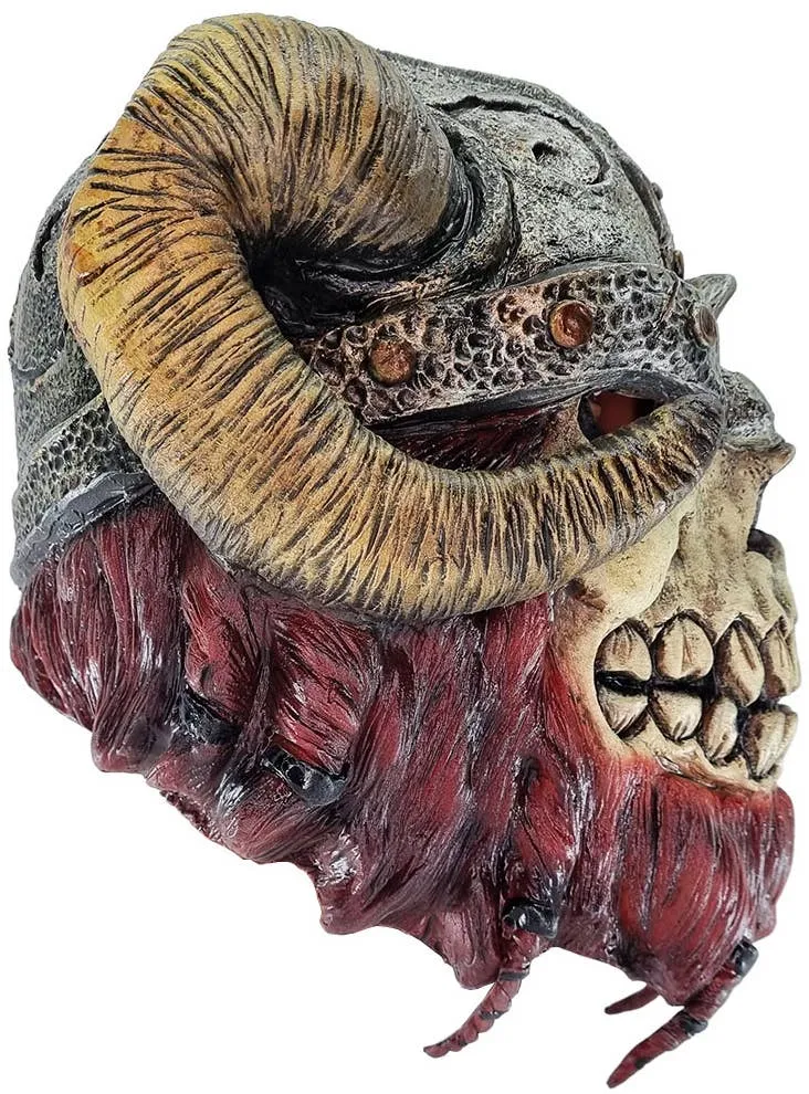 Skeleton Viking Full Head Deluxe Latex Costume Mask