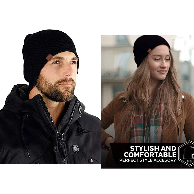 Skullies Beanies Men Knitted Hat Winter Hats For Men Women Cap Winter Beanie Hat Gorro Thick Warm Bonnet Men's Winter Cap